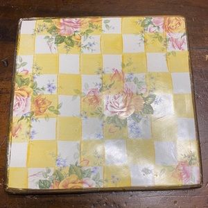 Mackenzie - Childs Yellow Honeymoon Tile